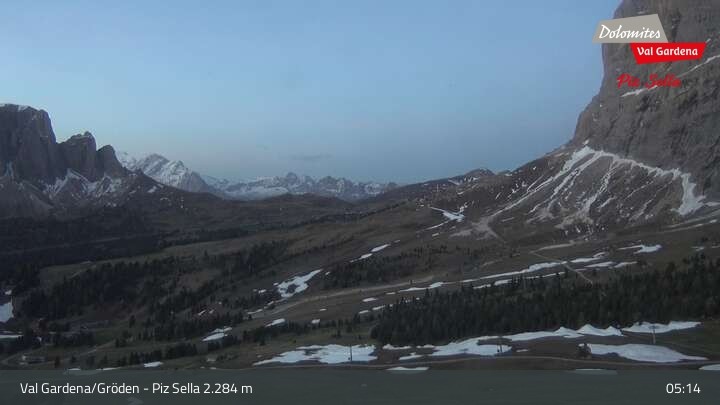 Archived image Webcam Val Gardena - Piz Sella