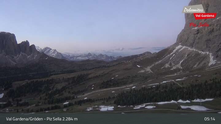 Archiv Foto Webcam Gröden - Piz Sella