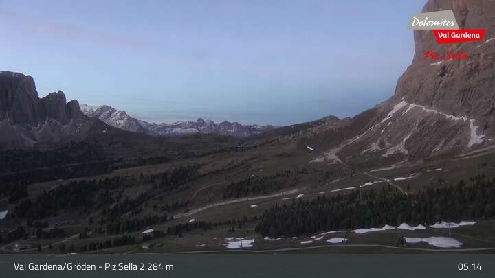 Archived image Webcam Val Gardena - Piz Sella