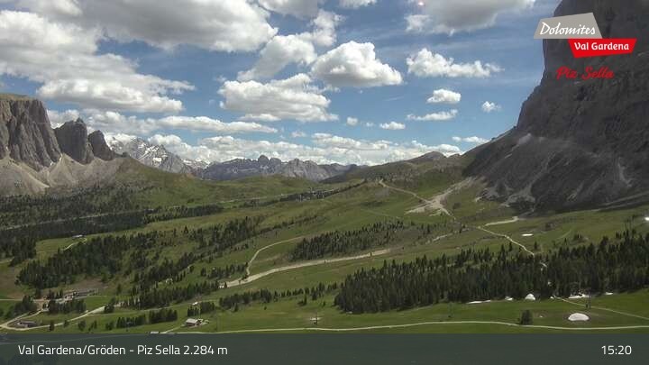 Archived image Webcam Val Gardena - Piz Sella