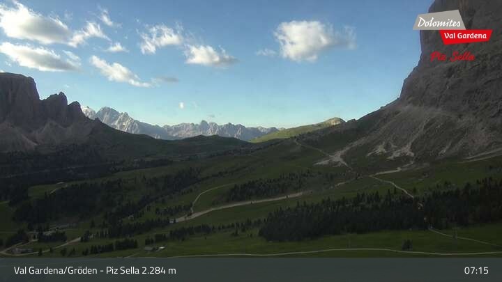 Archived image Webcam Val Gardena - Piz Sella