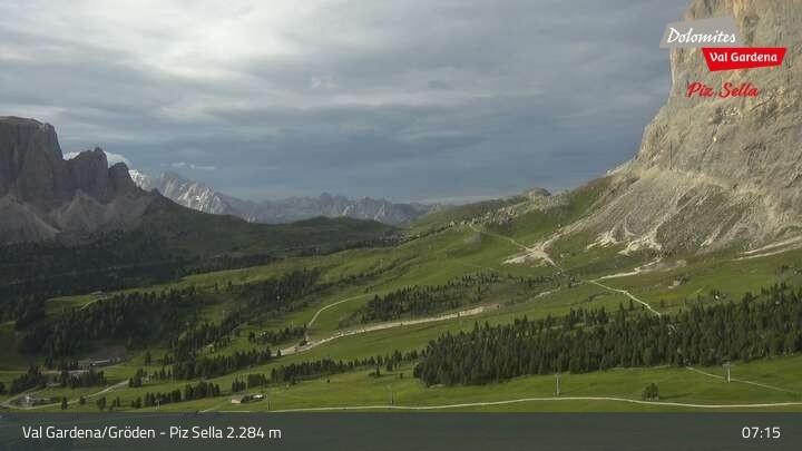 Archiv Foto Webcam Gröden - Piz Sella