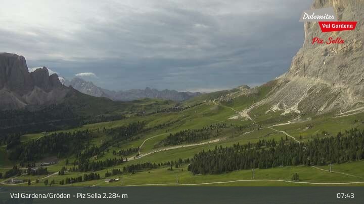 Archiv Foto Webcam Gröden - Piz Sella