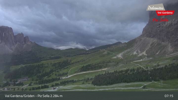 Archiv Foto Webcam Gröden - Piz Sella