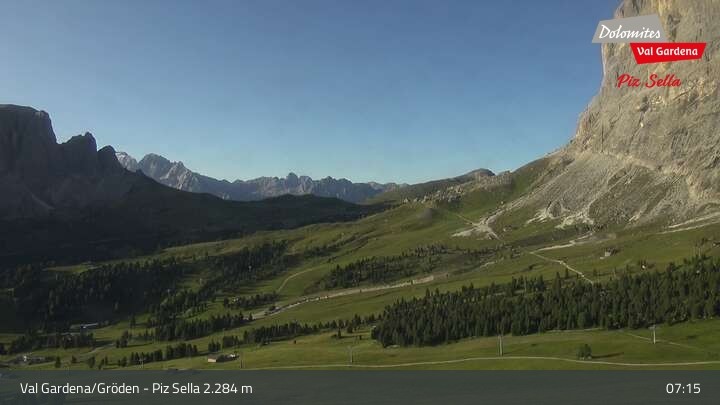 Archiv Foto Webcam Gröden - Piz Sella
