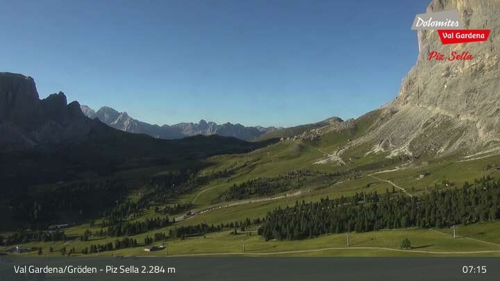 Archiv Foto Webcam Gröden - Piz Sella