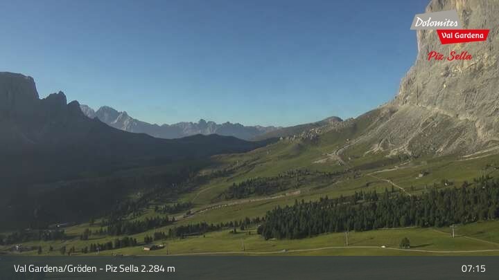 Archiv Foto Webcam Gröden - Piz Sella
