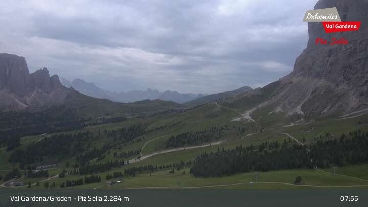 Archived image Webcam Val Gardena - Piz Sella