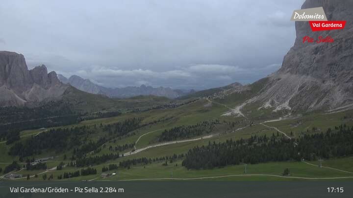 Archiv Foto Webcam Gröden - Piz Sella