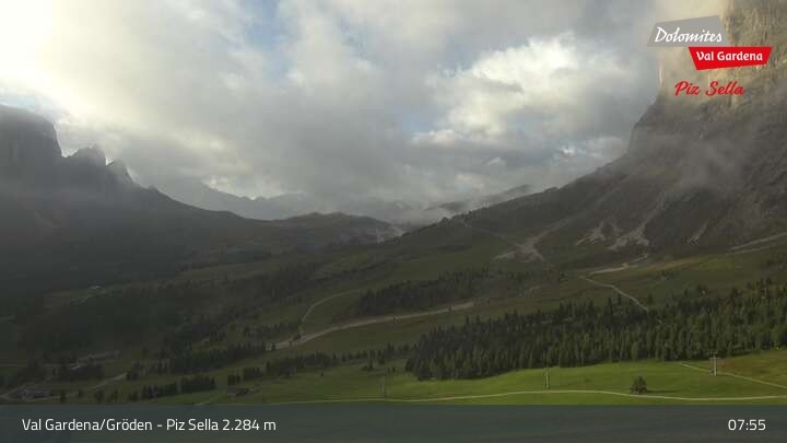 Archiv Foto Webcam Gröden - Piz Sella