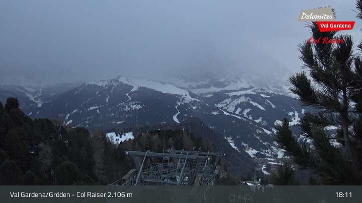 Archiv Foto Webcam Gröden - Col Raiser