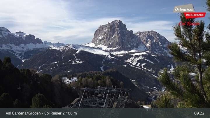 Archived image Webcam Col Raiser - Cal Gardena