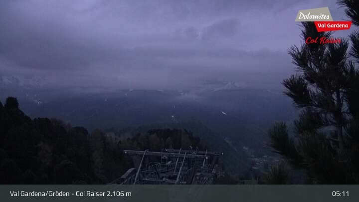 Archived image Webcam Col Raiser - Cal Gardena