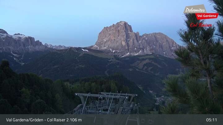 Archived image Webcam Col Raiser - Cal Gardena