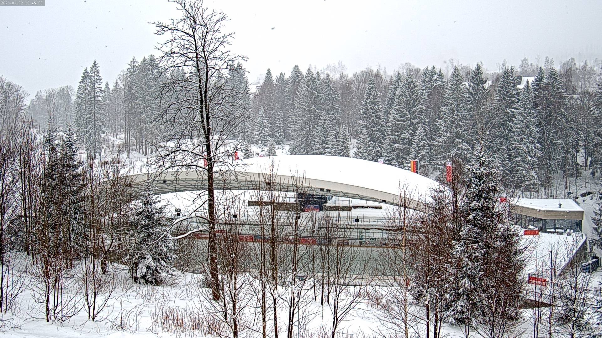 Archiv Foto Webcam Schierke: Blick zur Multifunktionsarena