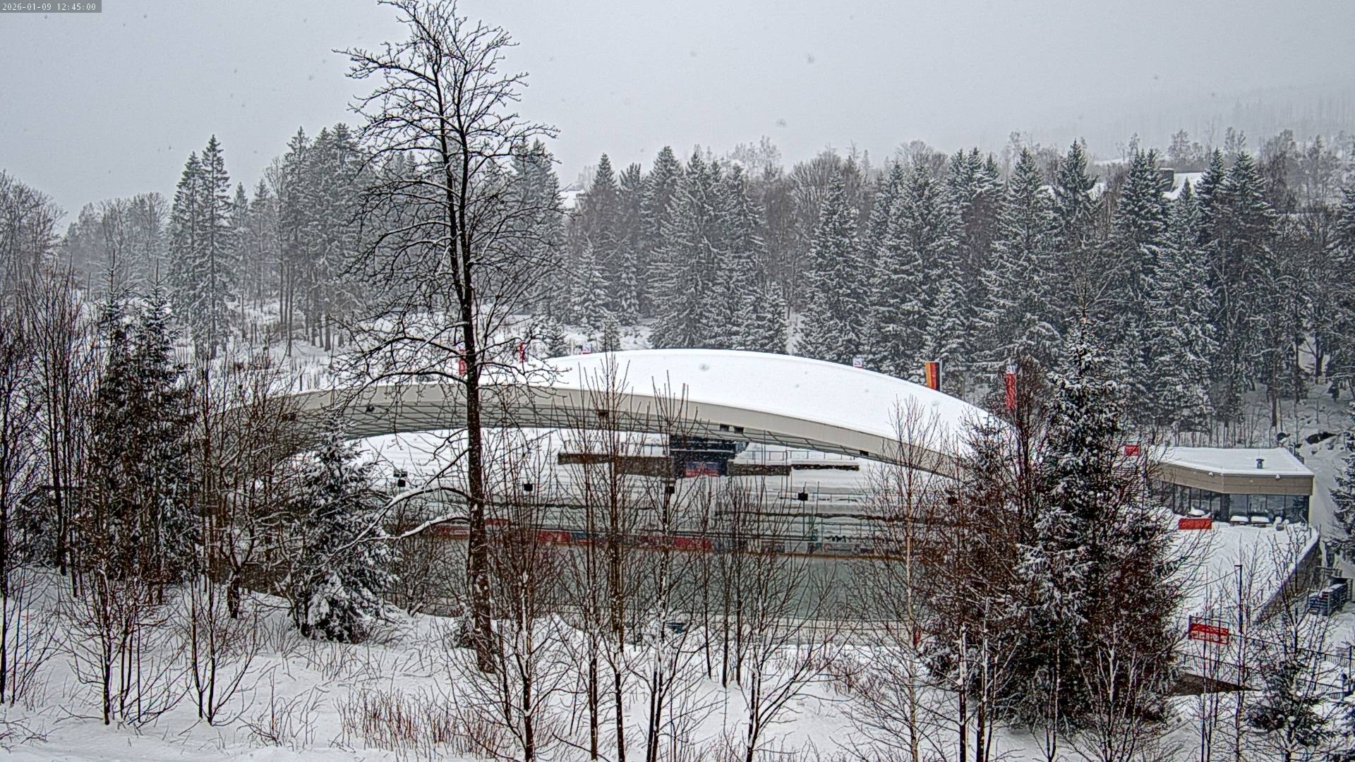 Archiv Foto Webcam Schierke: Blick zur Multifunktionsarena