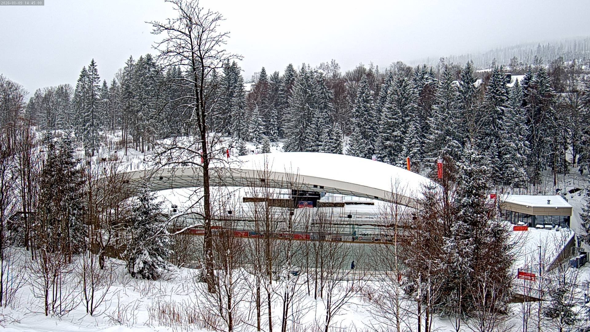 Archiv Foto Webcam Schierke: Blick zur Multifunktionsarena