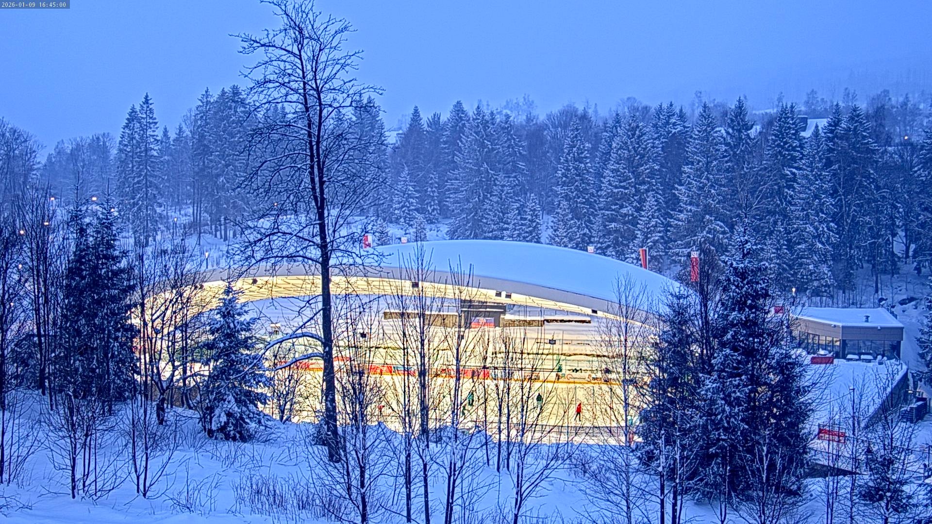 Archiv Foto Webcam Schierke: Blick zur Multifunktionsarena