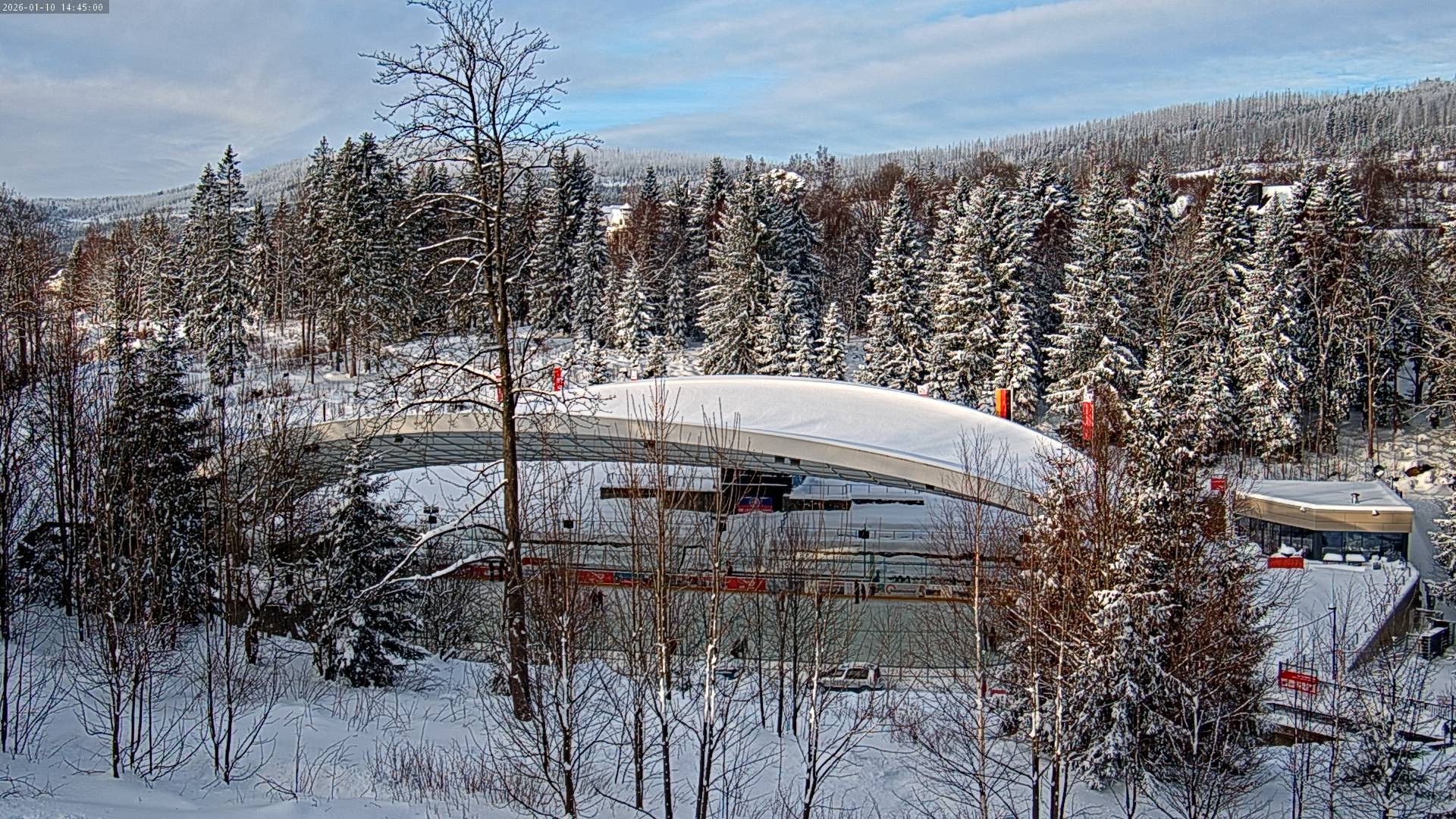 Archiv Foto Webcam Schierke: Blick zur Multifunktionsarena