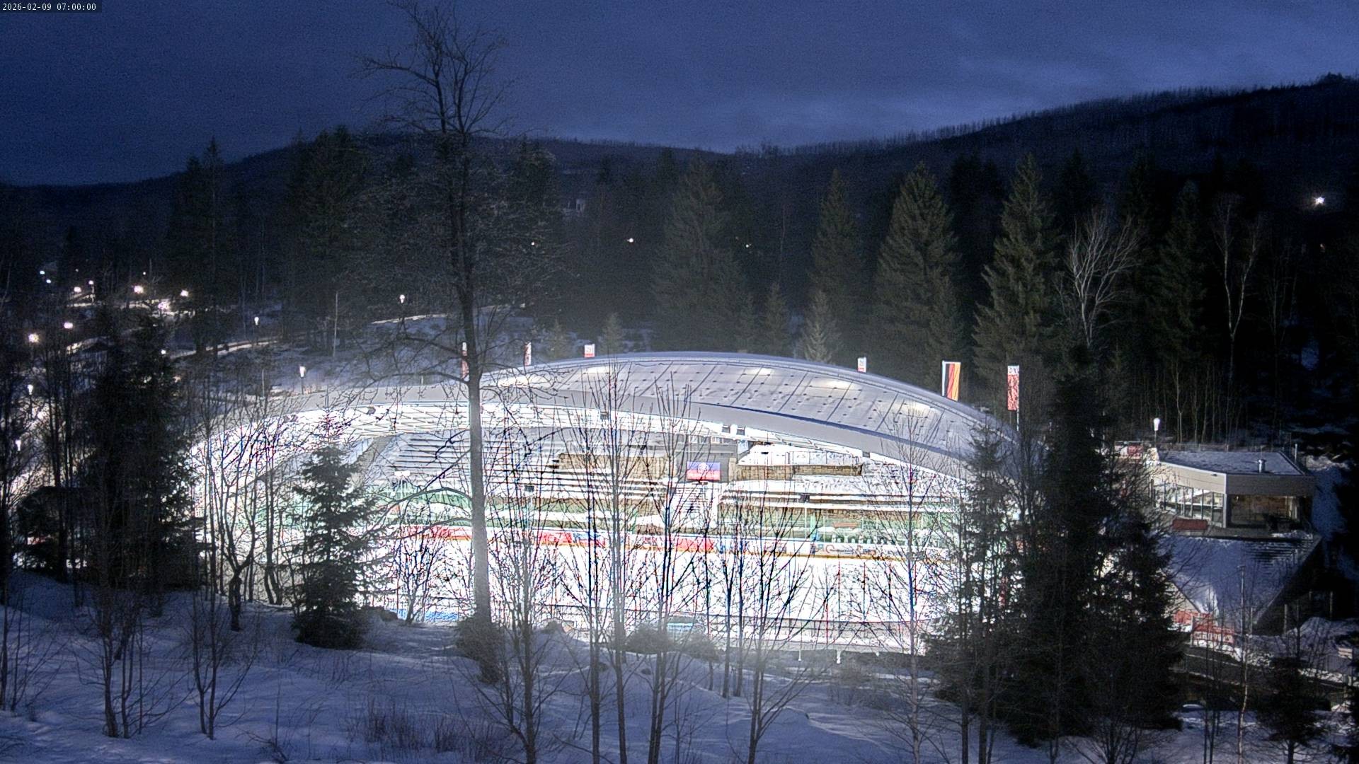 Archiv Foto Webcam Schierke: Blick zur Multifunktionsarena