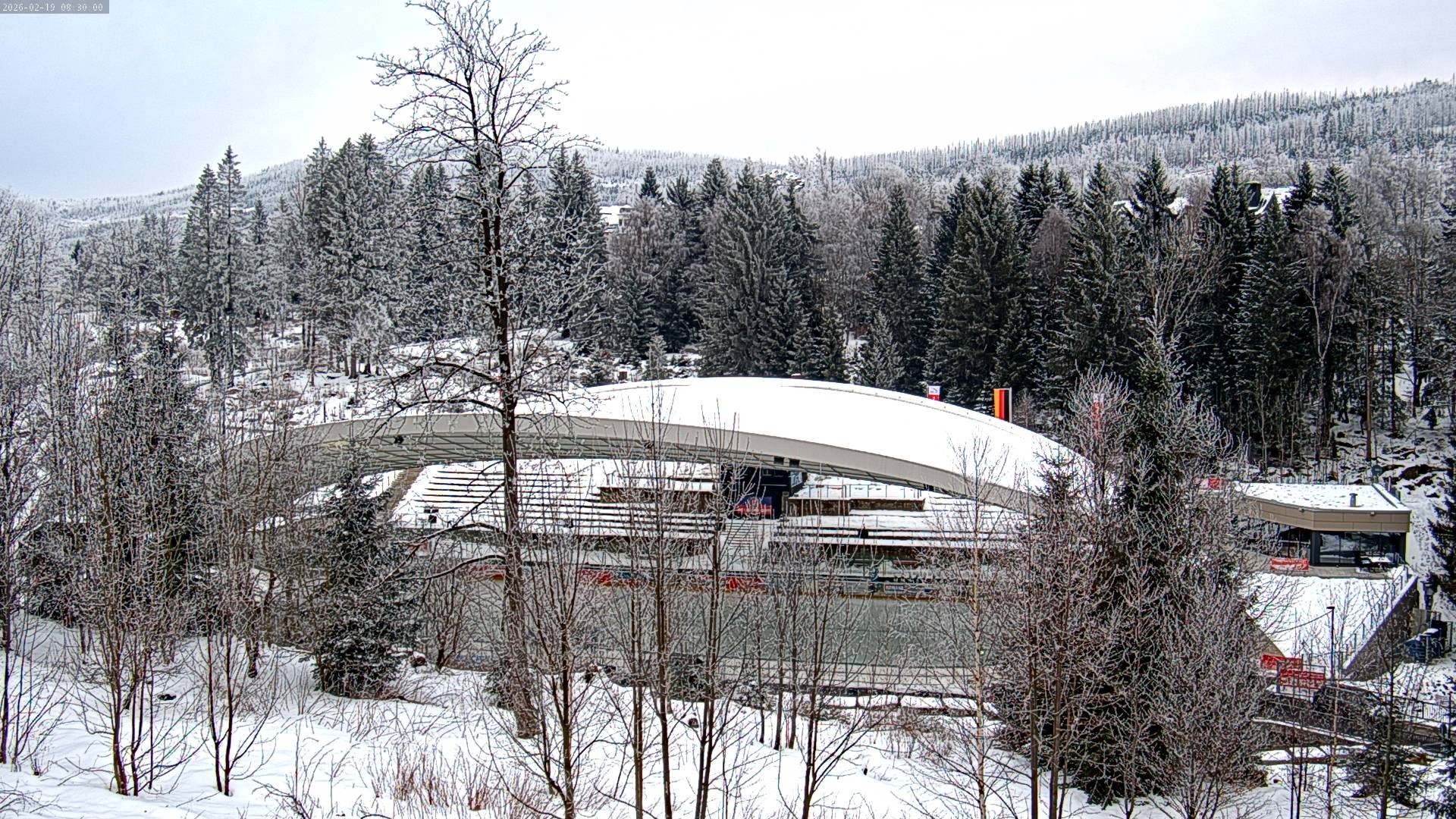 Archiv Foto Webcam Schierke: Blick zur Multifunktionsarena