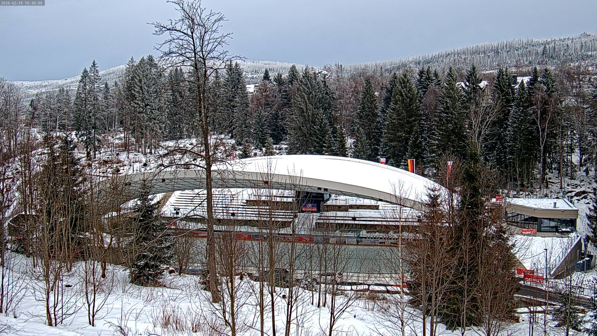 Archiv Foto Webcam Schierke: Blick zur Multifunktionsarena