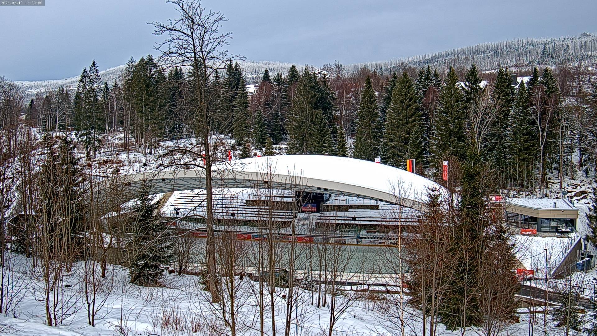 Archiv Foto Webcam Schierke: Blick zur Multifunktionsarena