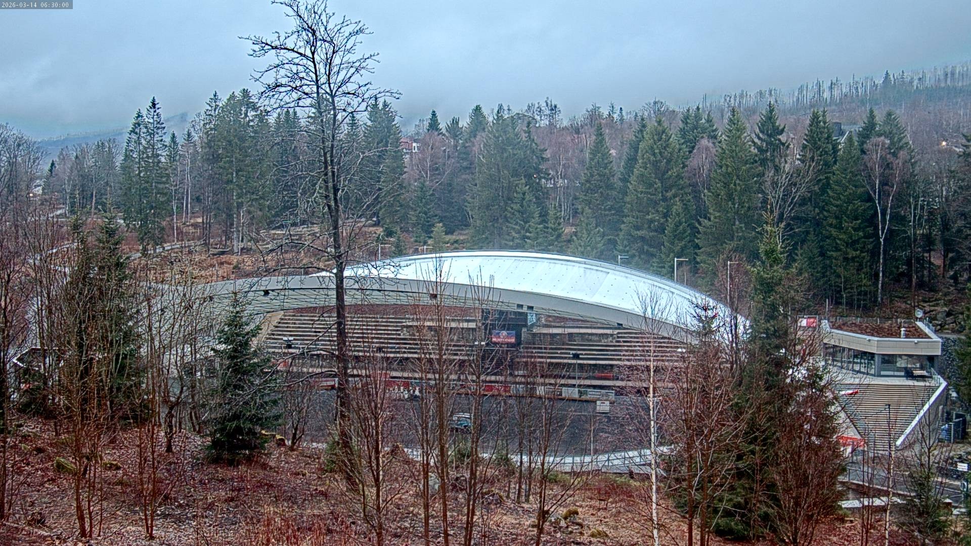 Archiv Foto Webcam Schierke: Blick zur Multifunktionsarena