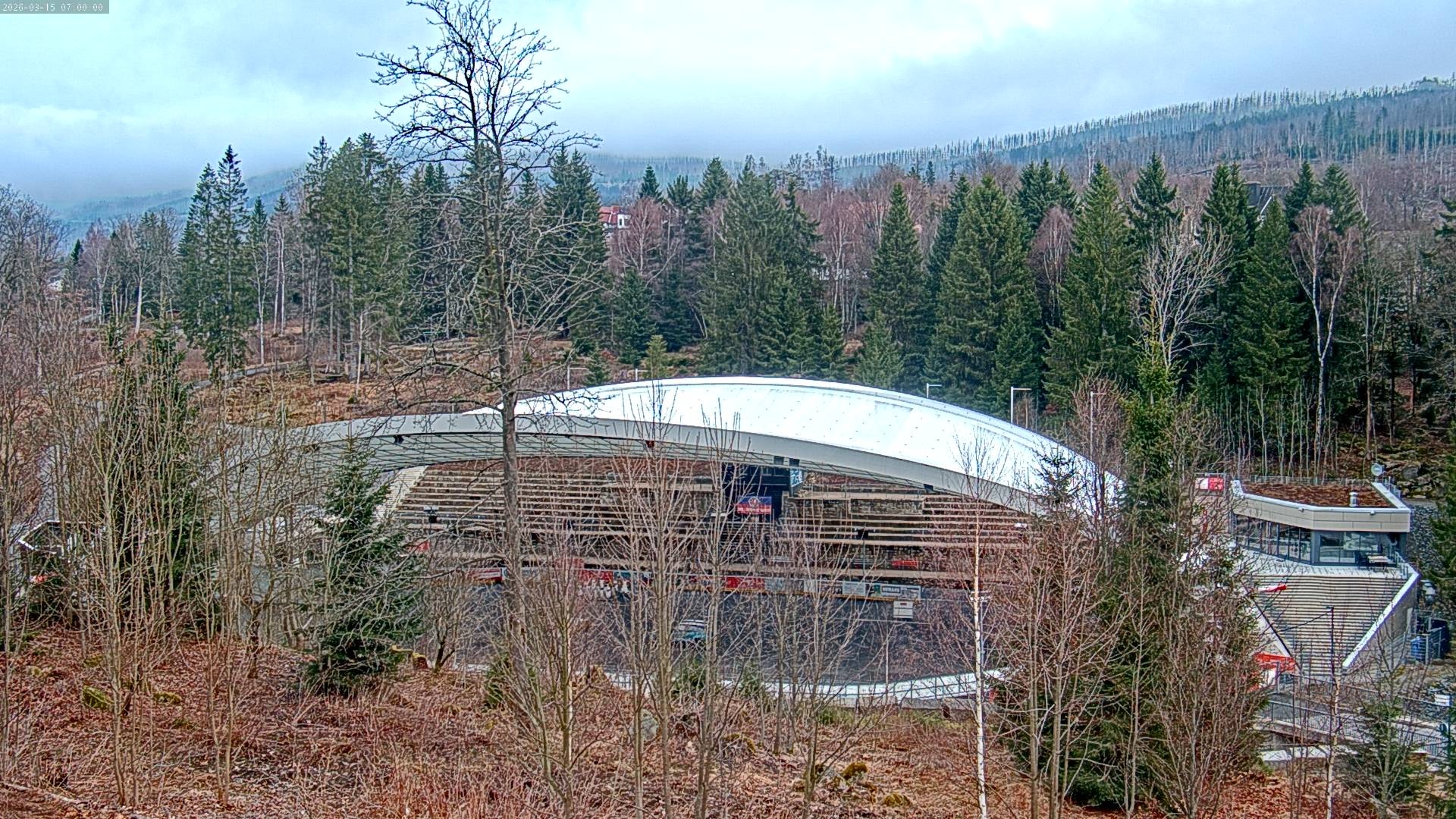 Archiv Foto Webcam Schierke: Blick zur Multifunktionsarena