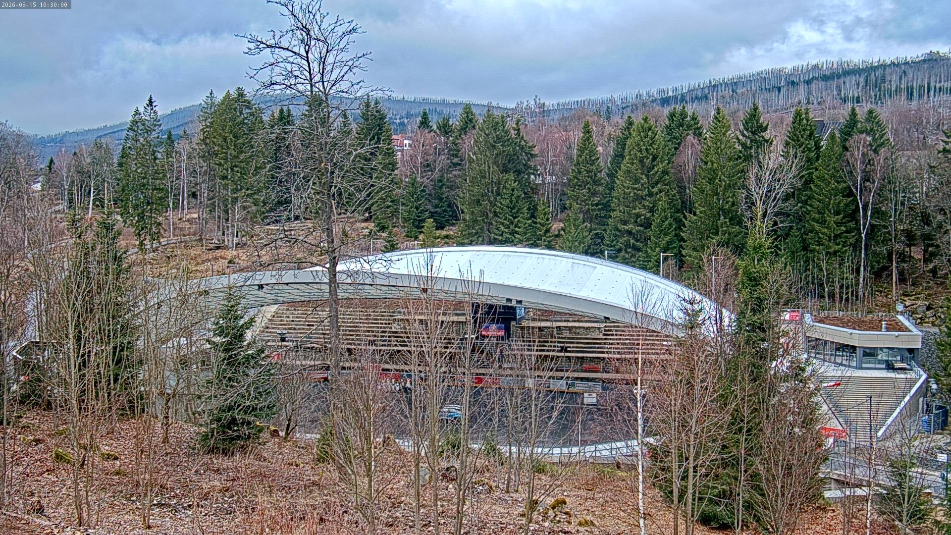 Archiv Foto Webcam Schierke: Blick zur Multifunktionsarena