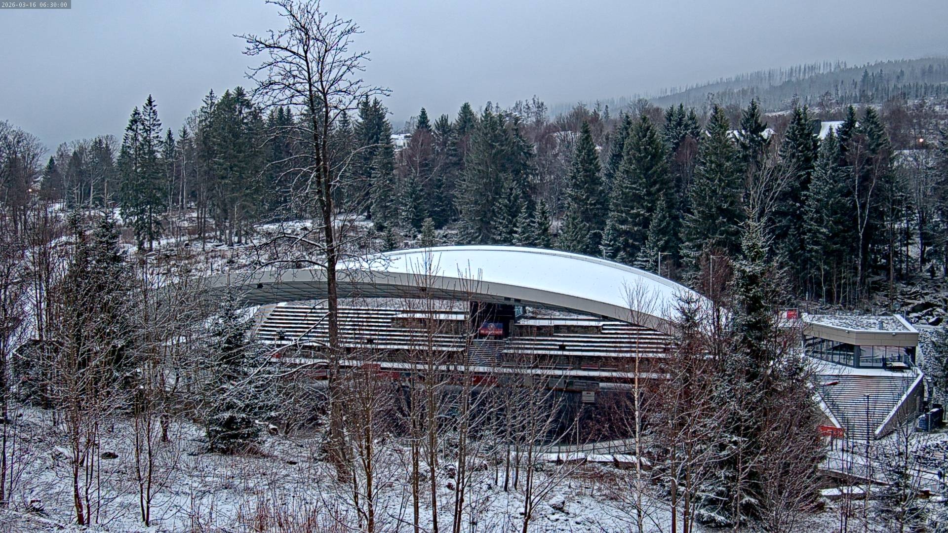 Archiv Foto Webcam Schierke: Blick zur Multifunktionsarena