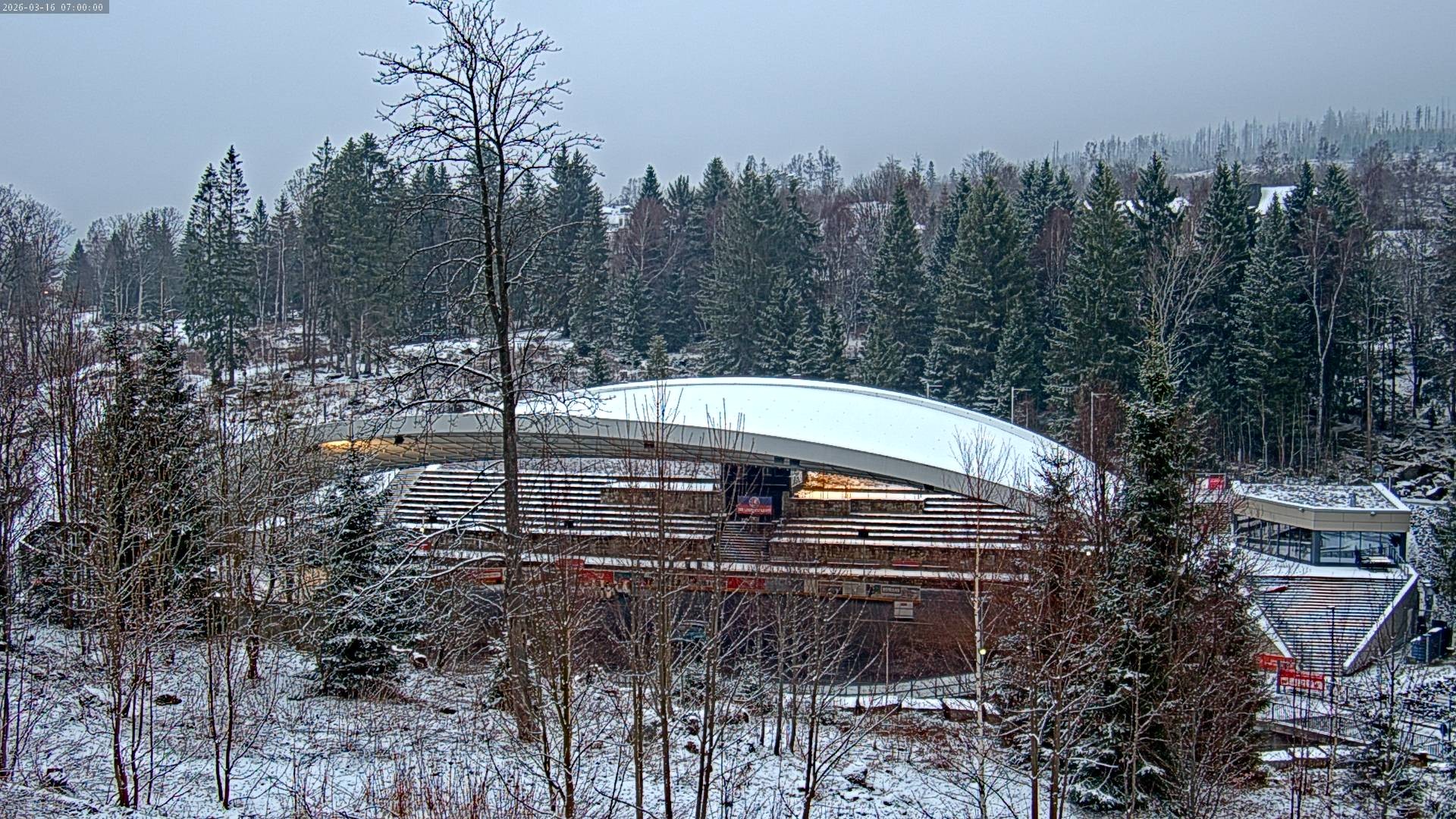 Archiv Foto Webcam Schierke: Blick zur Multifunktionsarena