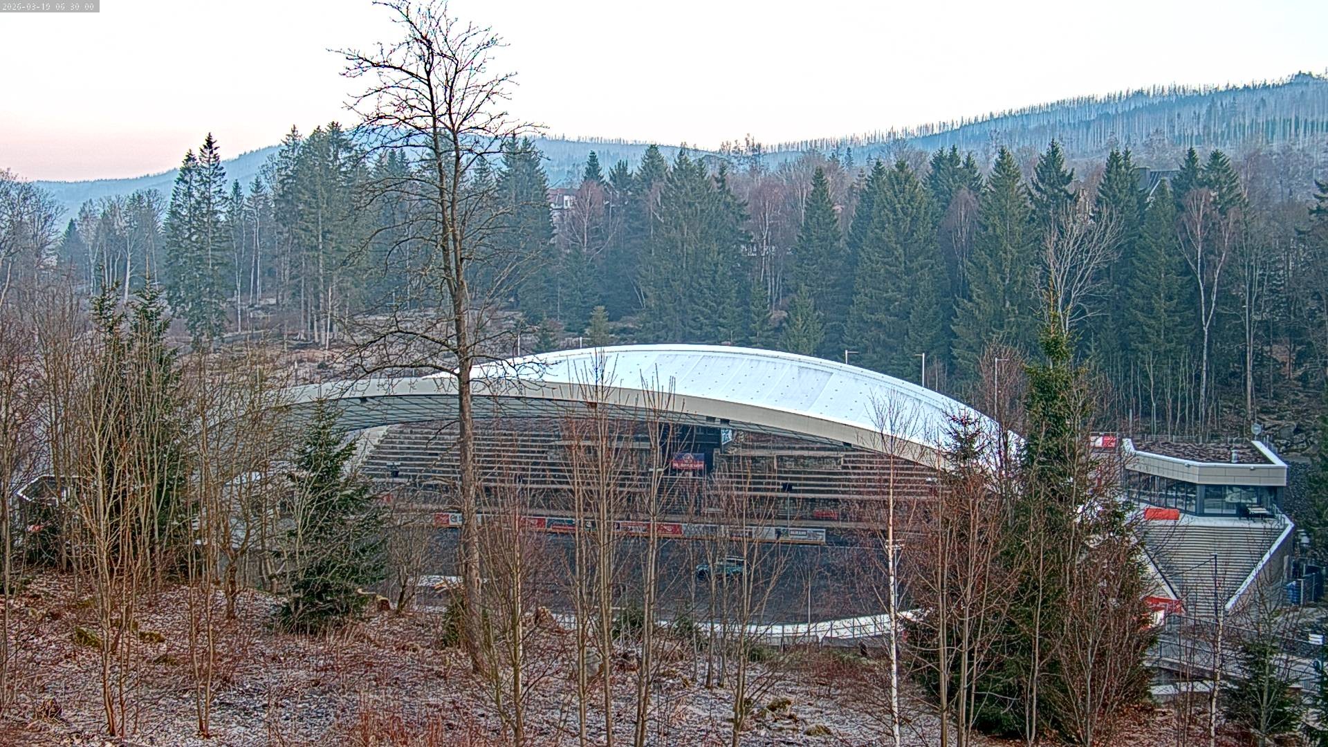 Archiv Foto Webcam Schierke: Blick zur Multifunktionsarena