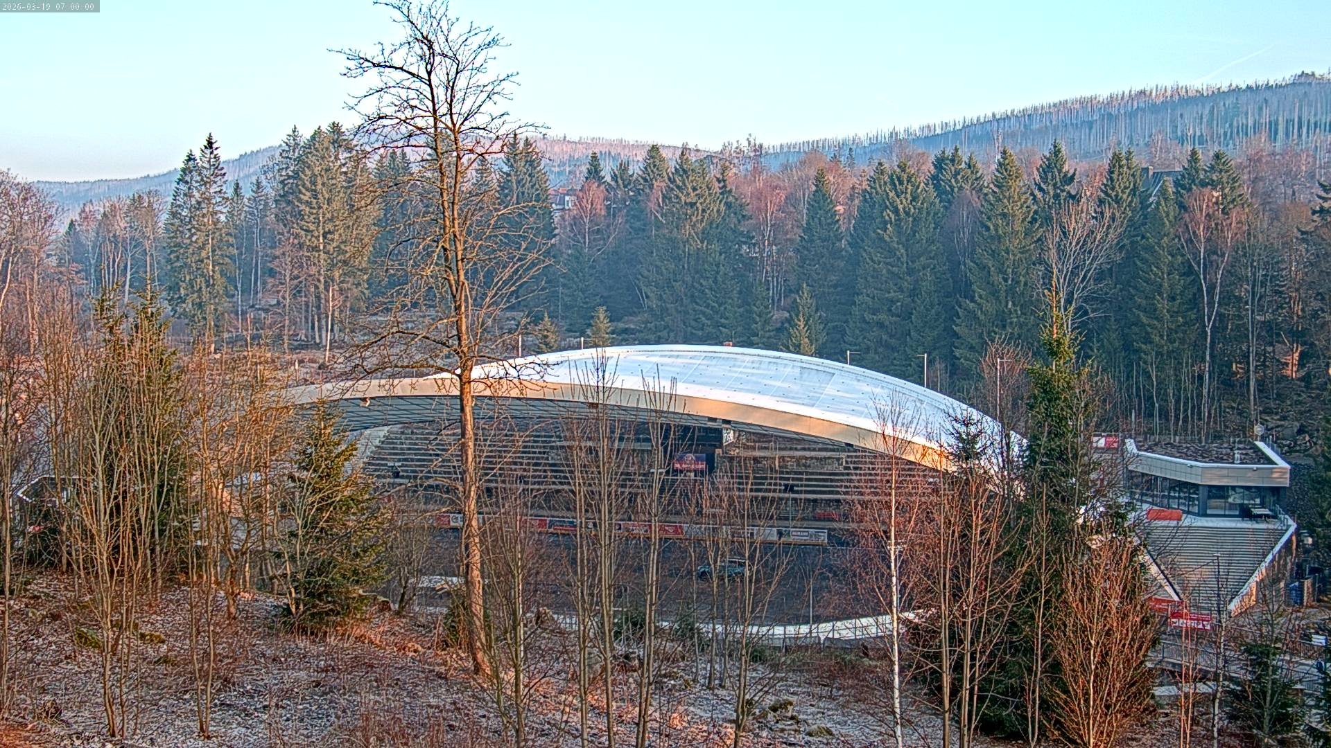 Archiv Foto Webcam Schierke: Blick zur Multifunktionsarena