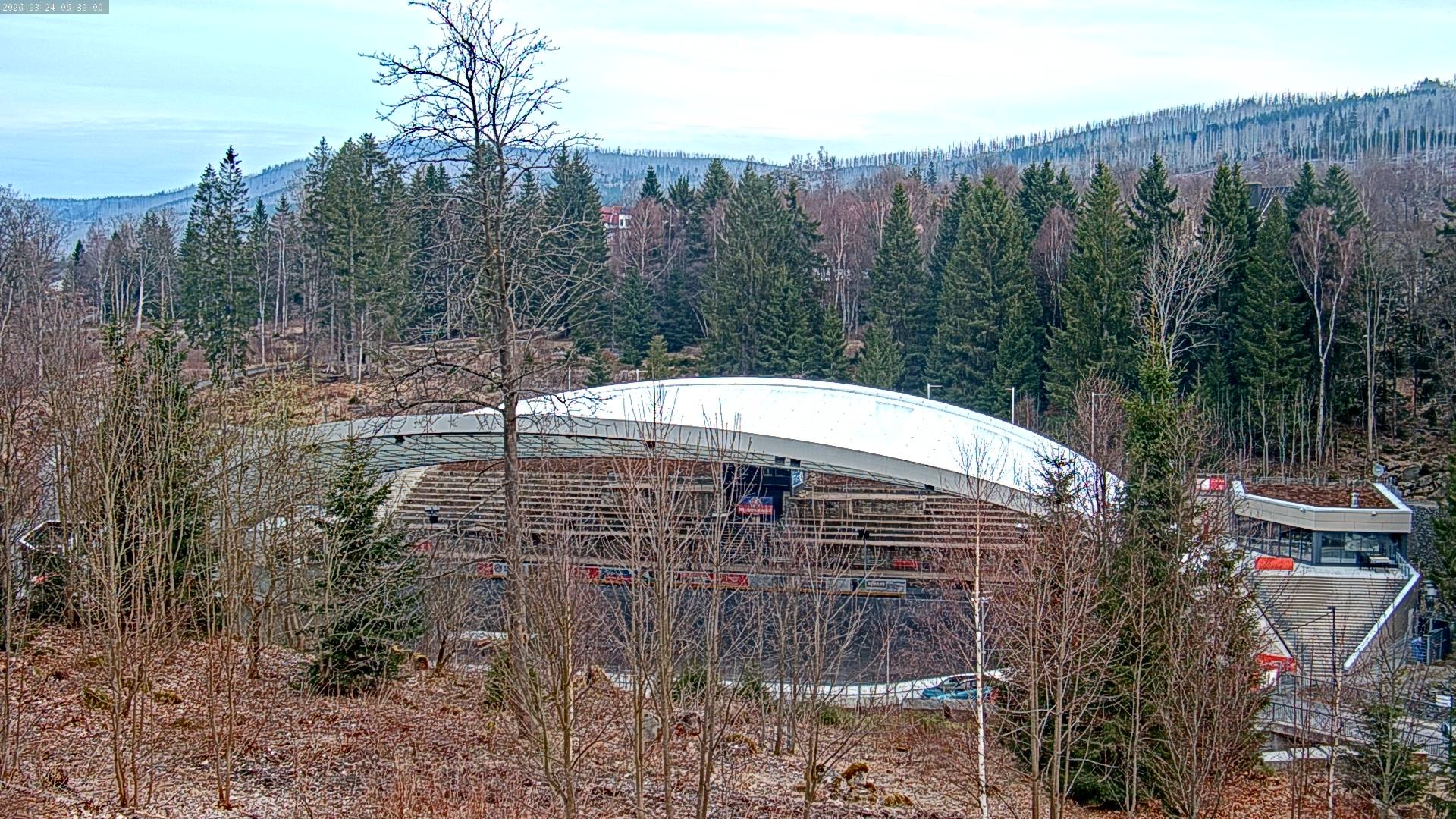 Archiv Foto Webcam Schierke: Blick zur Multifunktionsarena