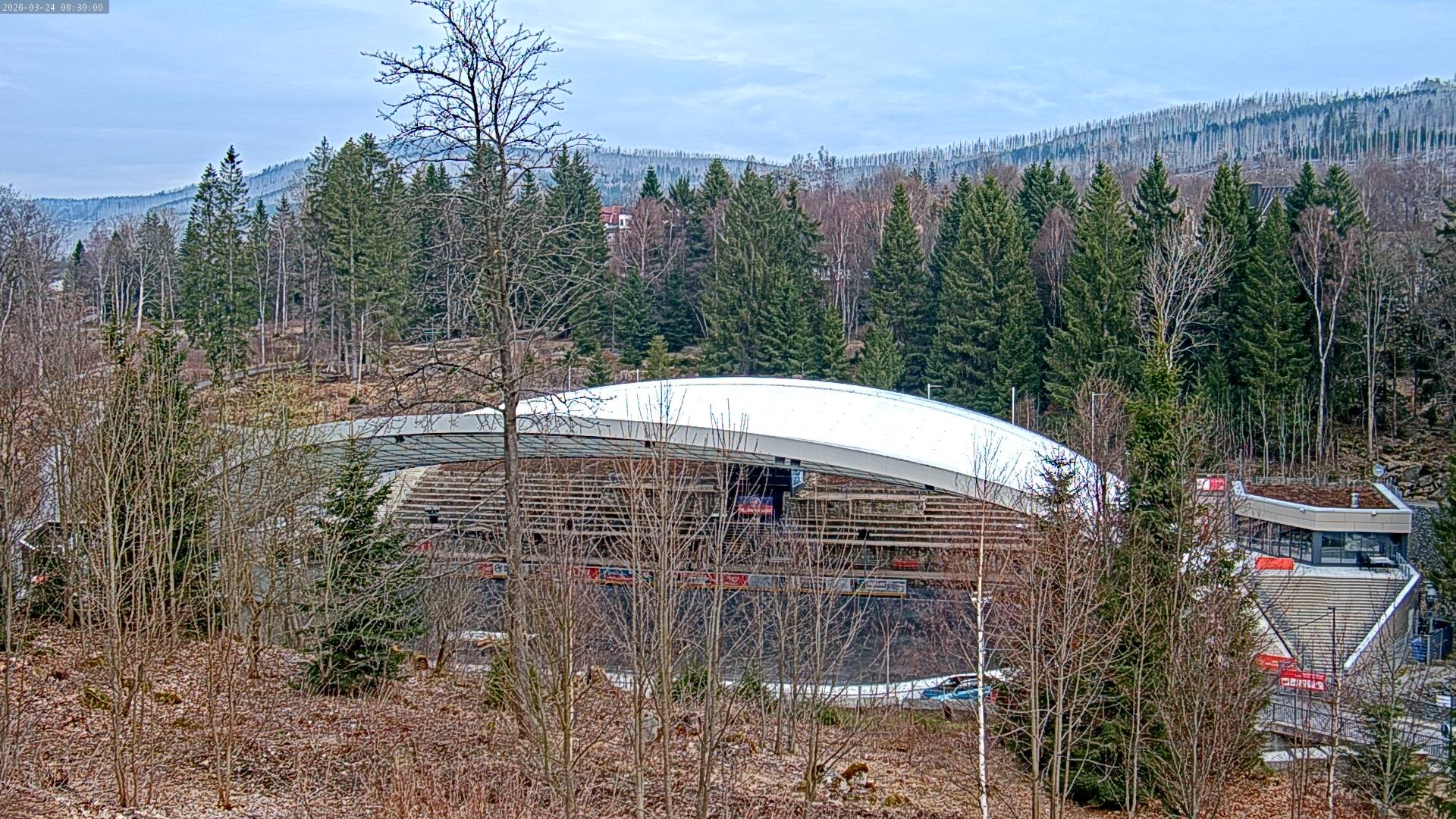 Archiv Foto Webcam Schierke: Blick zur Multifunktionsarena