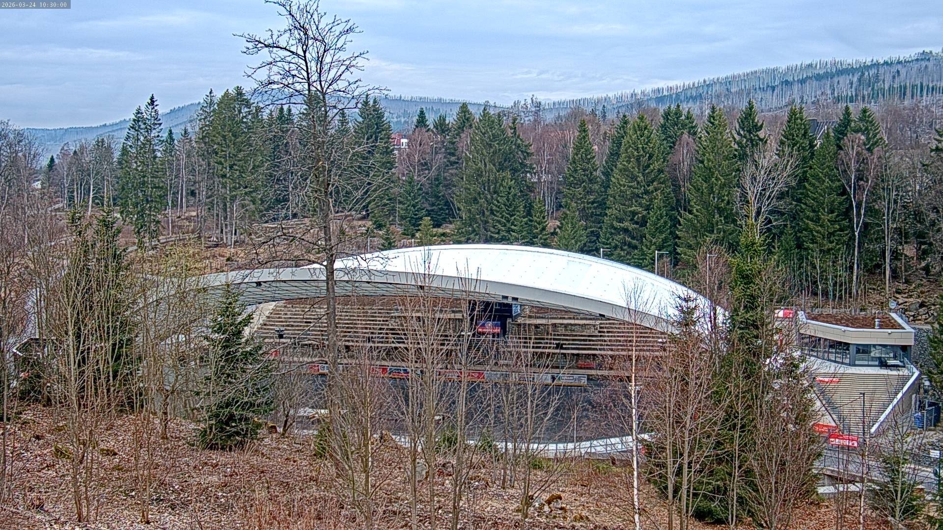 Archiv Foto Webcam Schierke: Blick zur Multifunktionsarena