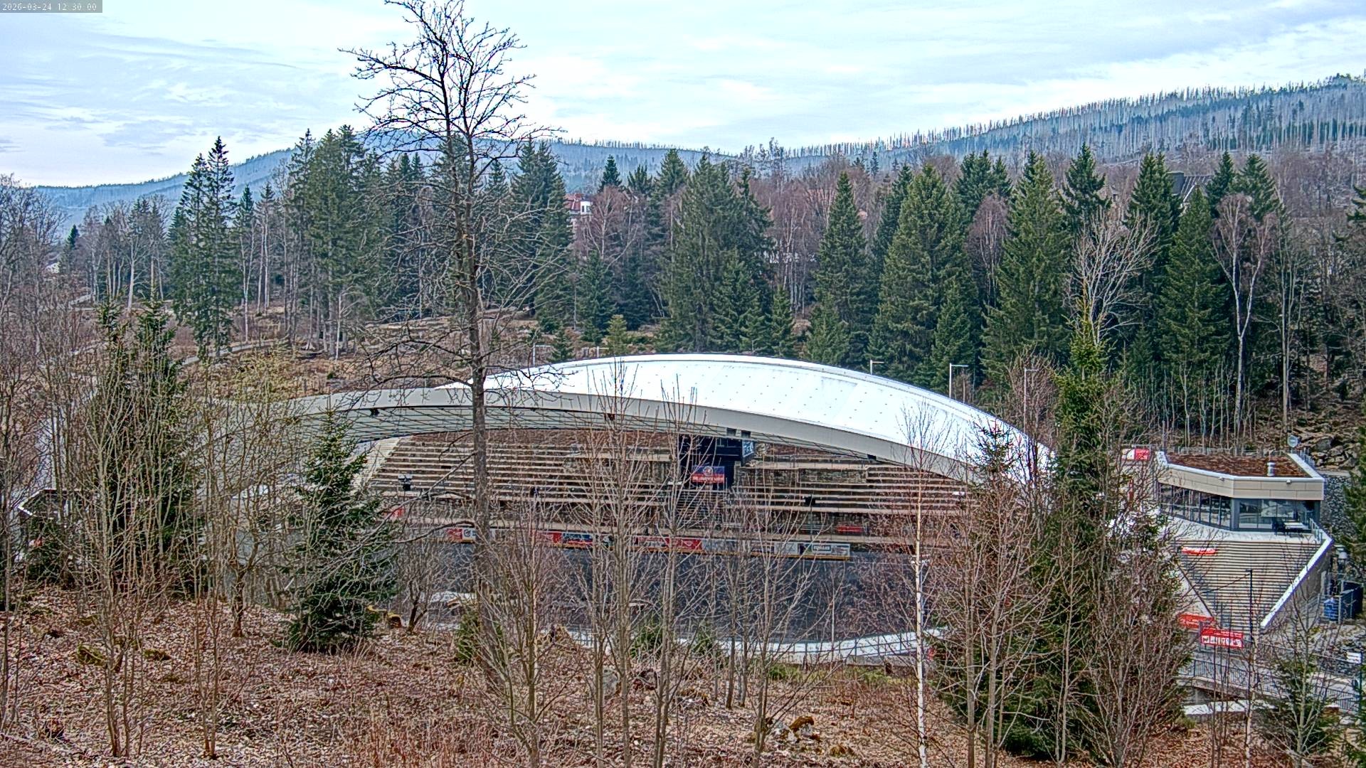 Archiv Foto Webcam Schierke: Blick zur Multifunktionsarena