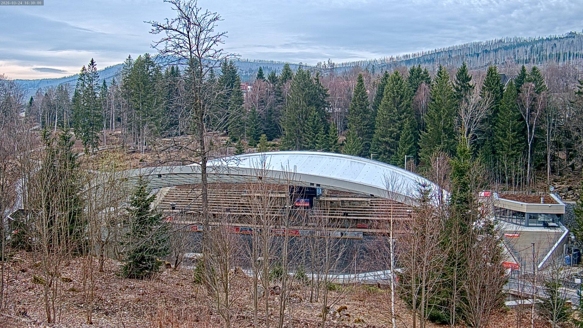 Archiv Foto Webcam Schierke: Blick zur Multifunktionsarena