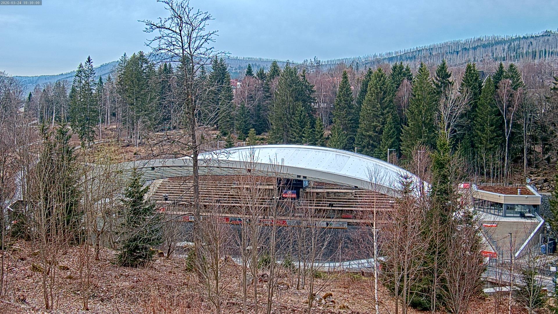 Archiv Foto Webcam Schierke: Blick zur Multifunktionsarena