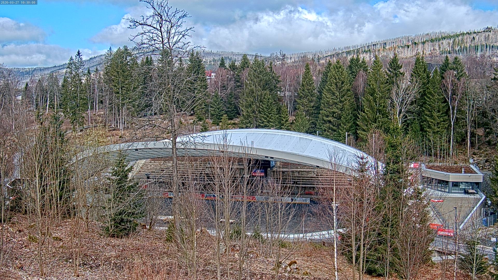 Archiv Foto Webcam Schierke: Blick zur Multifunktionsarena