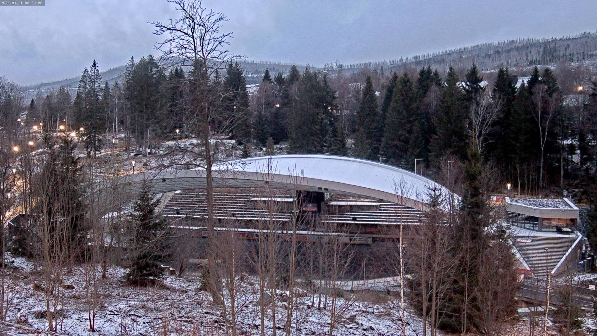 Archiv Foto Webcam Schierke: Blick zur Multifunktionsarena