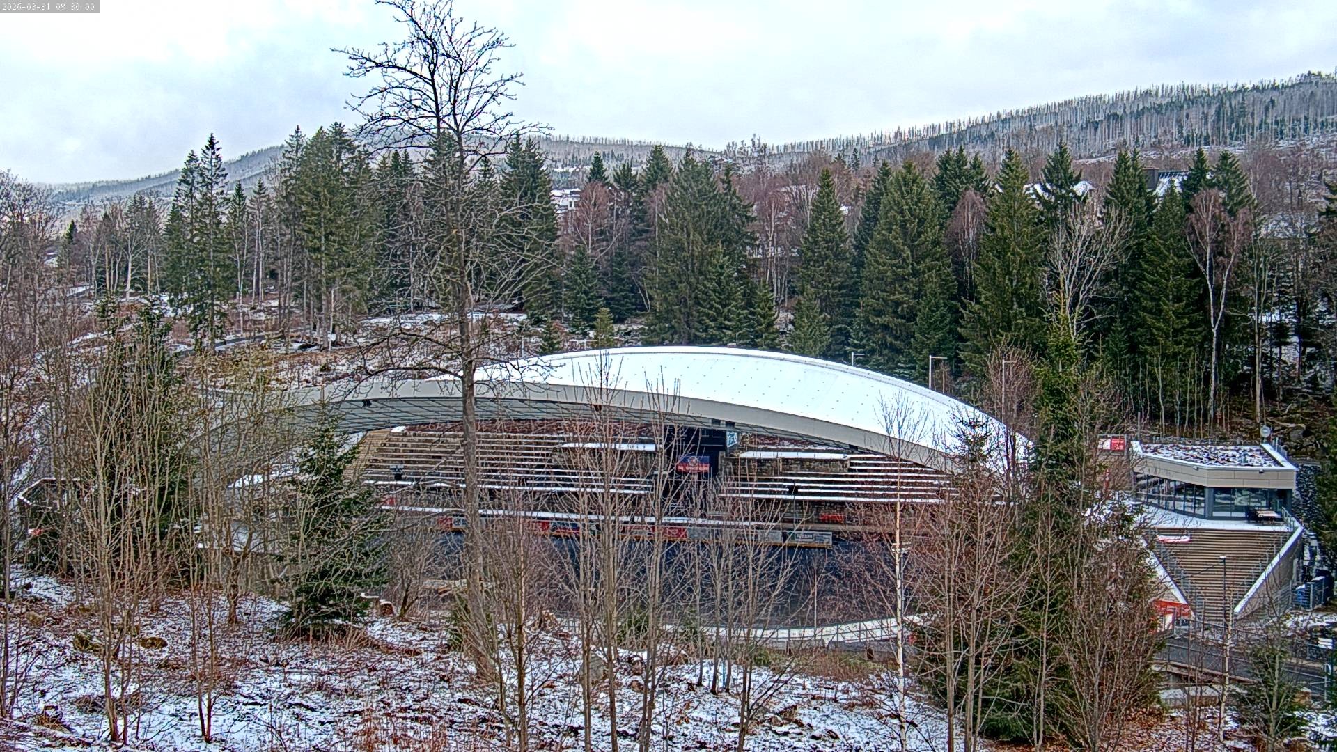 Archiv Foto Webcam Schierke: Blick zur Multifunktionsarena