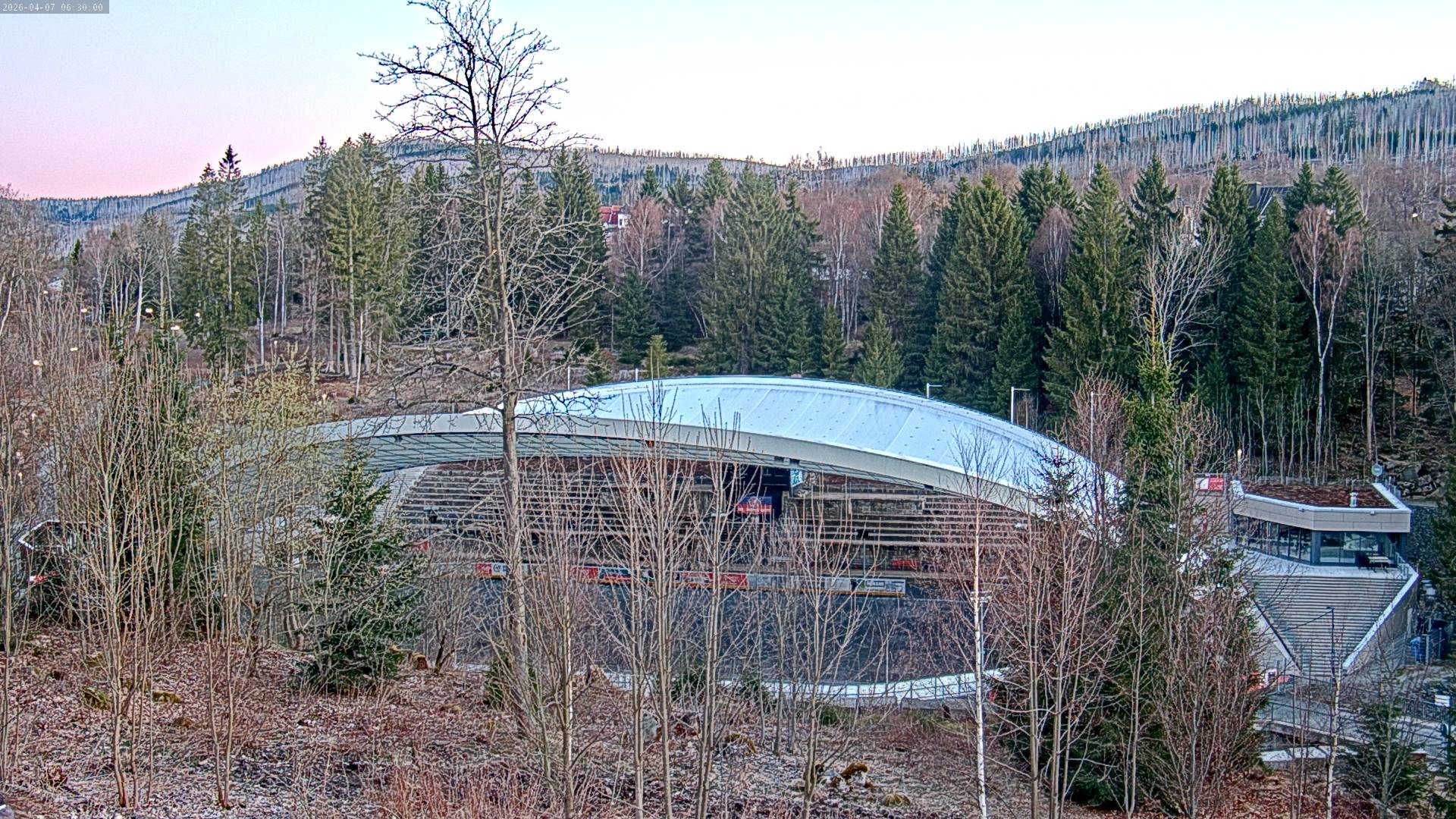 Archiv Foto Webcam Schierke: Blick zur Multifunktionsarena