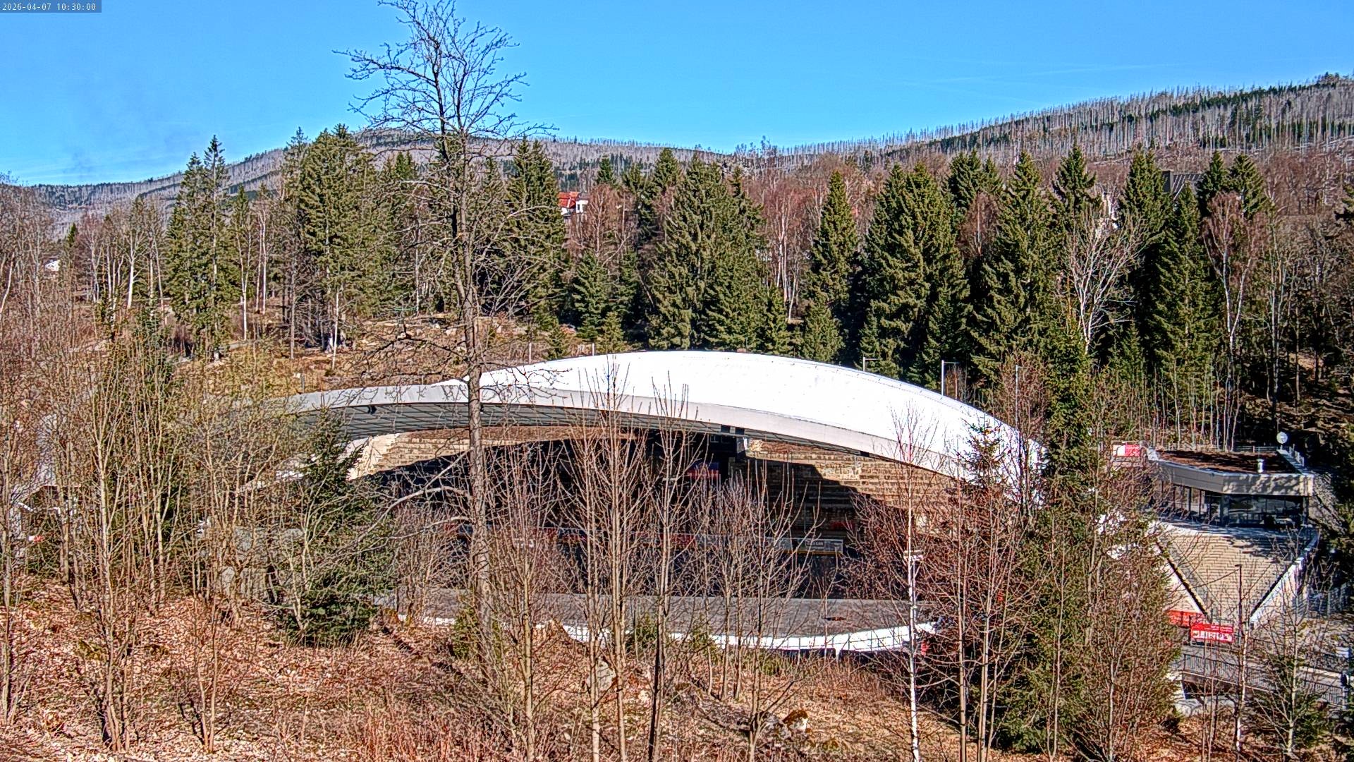 Archiv Foto Webcam Schierke: Blick zur Multifunktionsarena