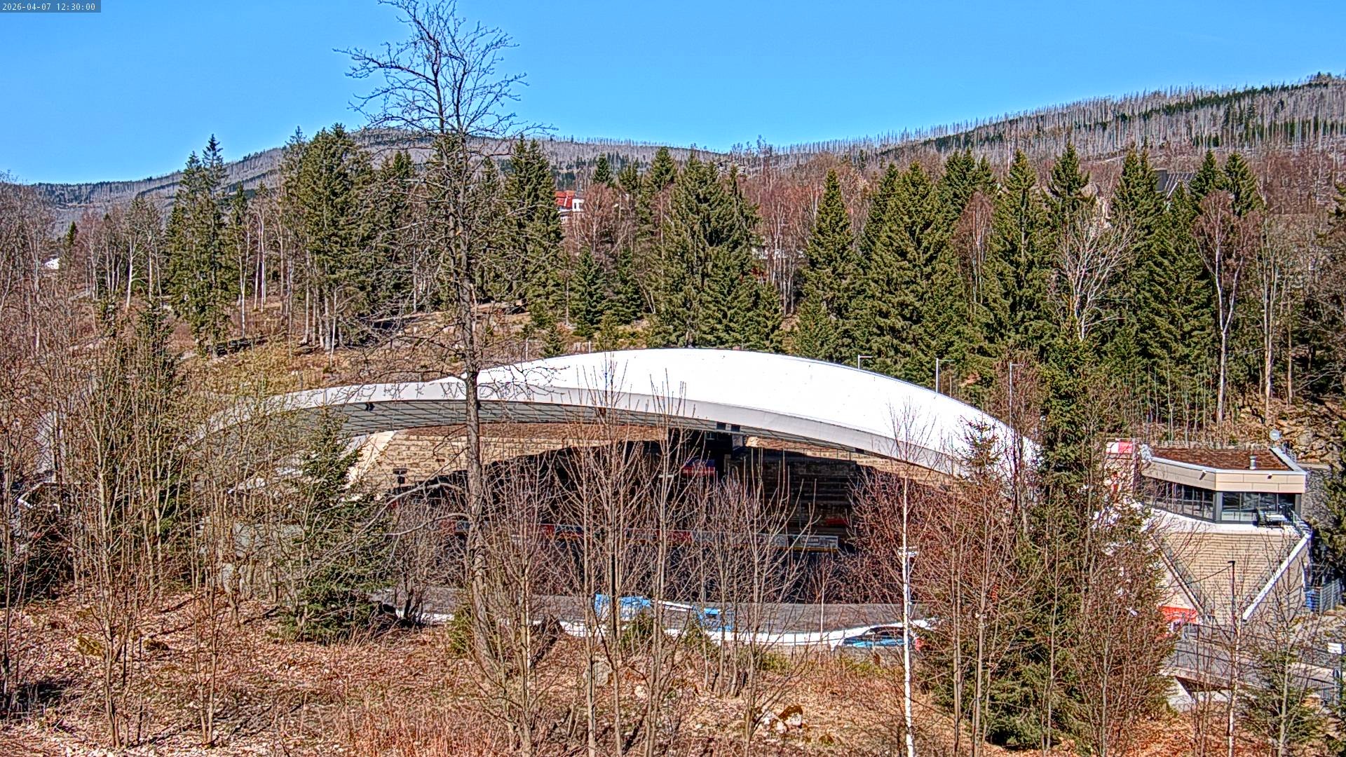 Archiv Foto Webcam Schierke: Blick zur Multifunktionsarena