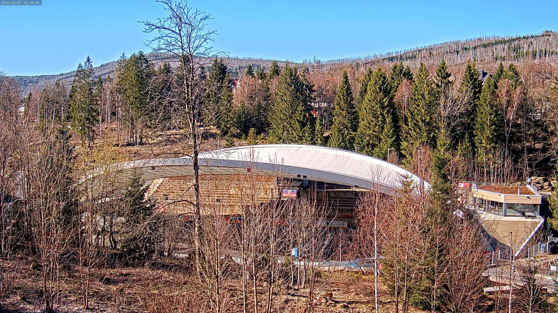 Archiv Foto Webcam Schierke: Blick zur Multifunktionsarena