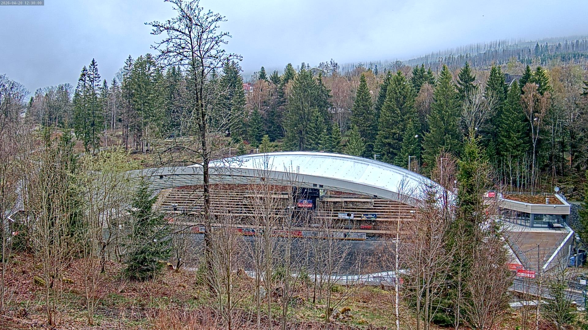 Archiv Foto Webcam Schierke: Blick zur Multifunktionsarena