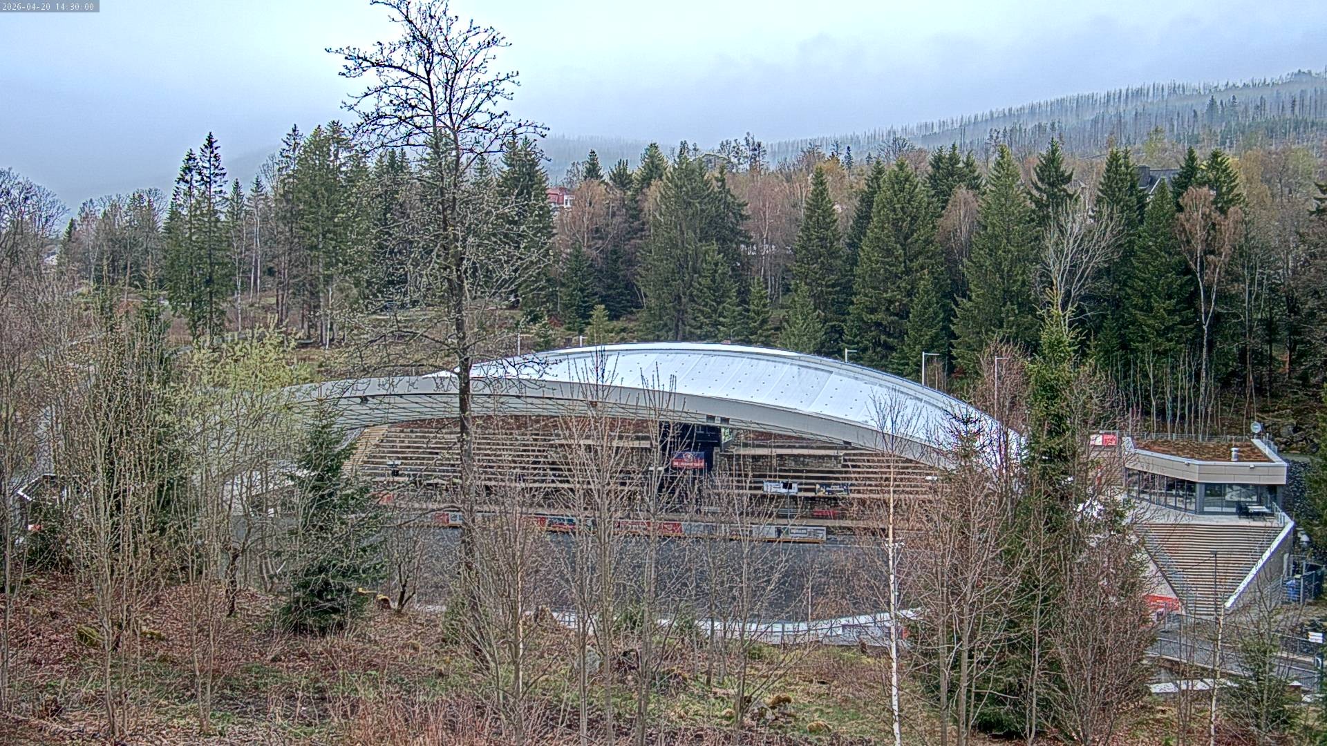 Archiv Foto Webcam Schierke: Blick zur Multifunktionsarena