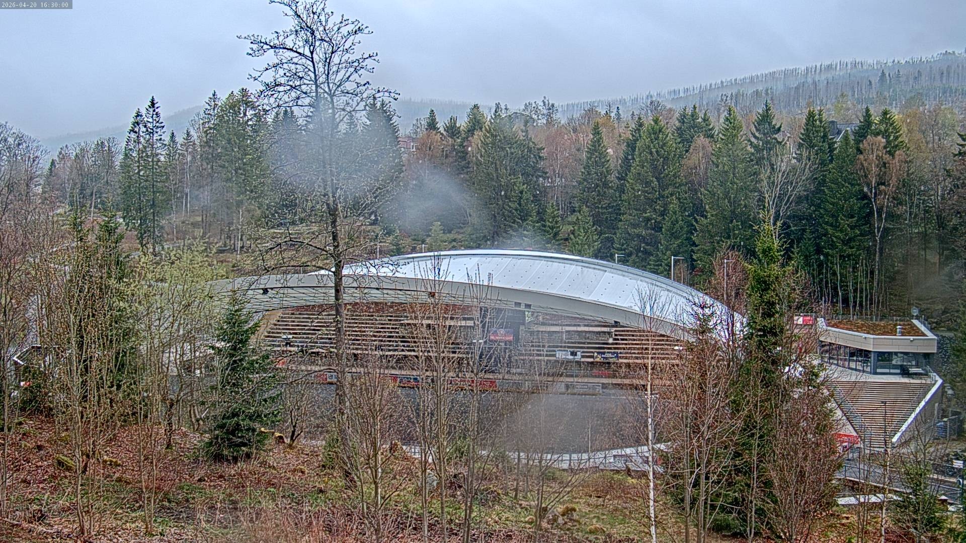 Archiv Foto Webcam Schierke: Blick zur Multifunktionsarena